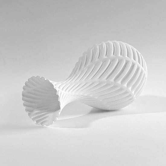 Fern 3D printed in white filament