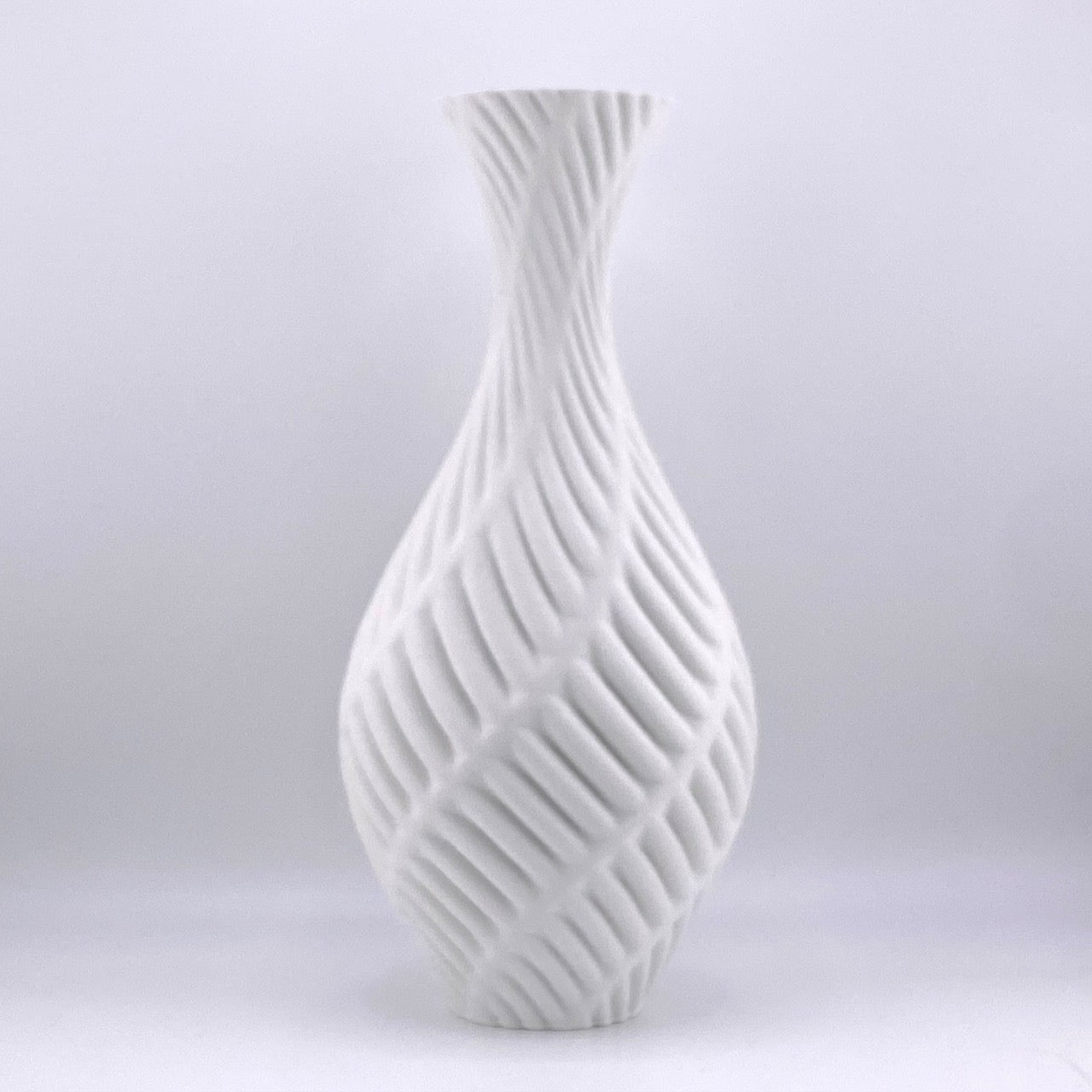 Fern 3D printed in Broken White filament