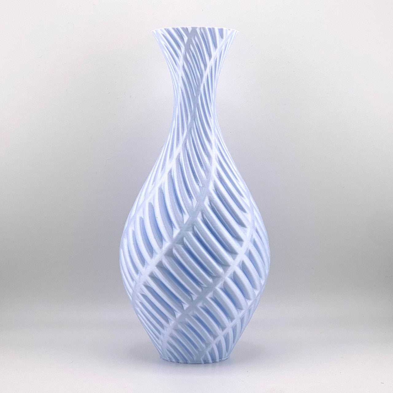 Fern 3D printed in Polar White glossy filament